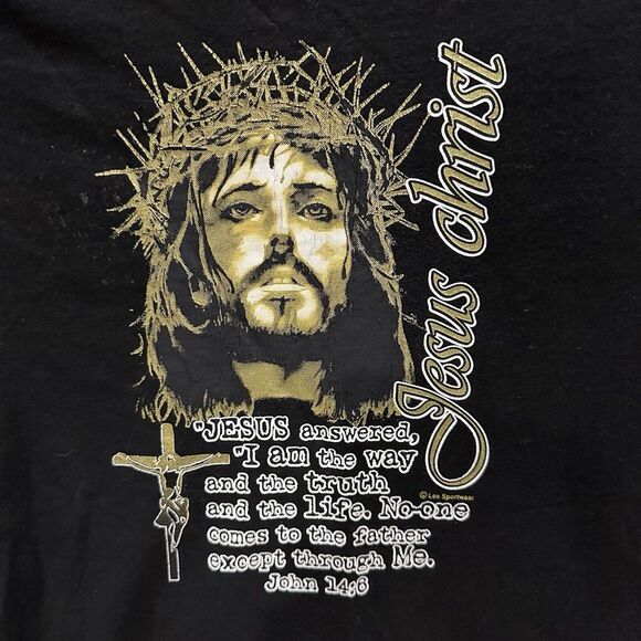 Alstyle Other - VTG Jesus Is The Way Tee Christ Christian Bible Verse John 14:6 T-Shirt Size 2XL